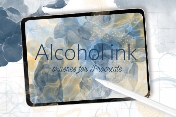 Download Alcohol Ink Brushes for Procreate - Brush Collection