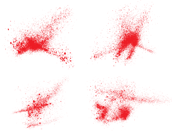Download Paint Brush Stroke Red Vector Blood - Brush Collection