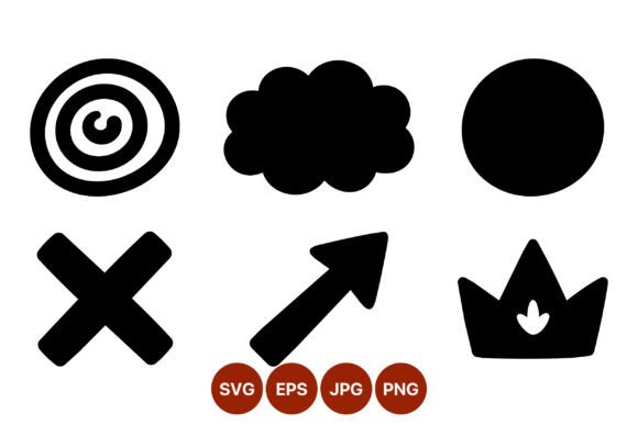Download Black Simple Shapes Icon Set - Icon Collection