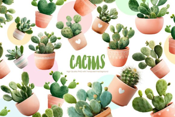 Download Cactus Clipart Bundle | PNG Plants - Cactus clipart Collection